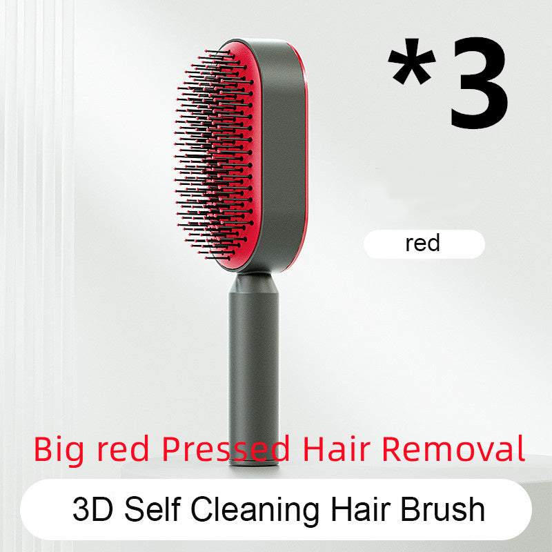 Self Cleaning Hair Brush – Detangle & Shine