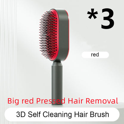 Self Cleaning Hair Brush – Detangle & Shine