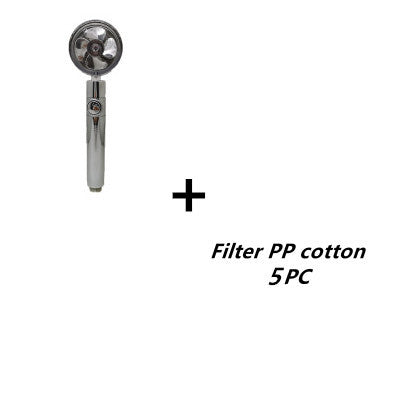 Propeller Driven Shower Head – Turbo Pressure, Save
