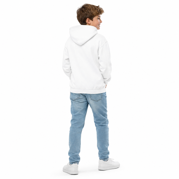 Kids hoodie with heartfelt Mama design, comfortable pullover for school and play