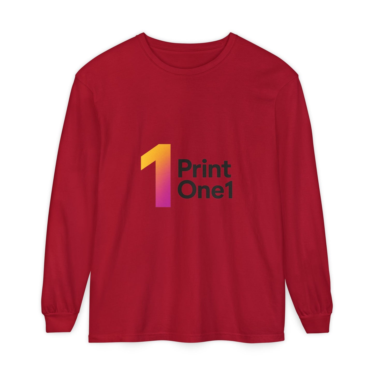 Colorful Unisex Long Sleeve Cotton Tee – Everyday Wear