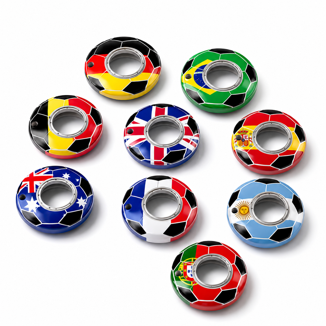 Fidget Spinner Keychain Football Stress Relief Toy 2026