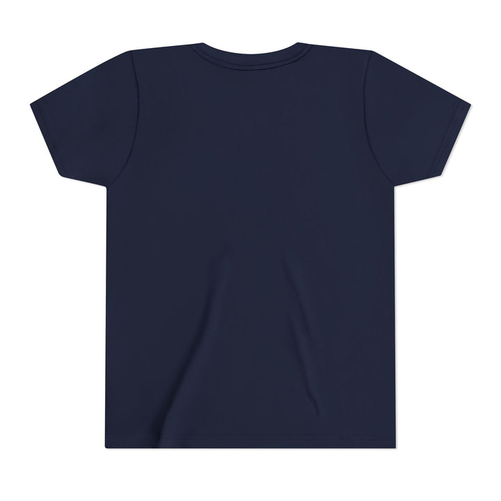 Back to School Youth navy blue tee shirt