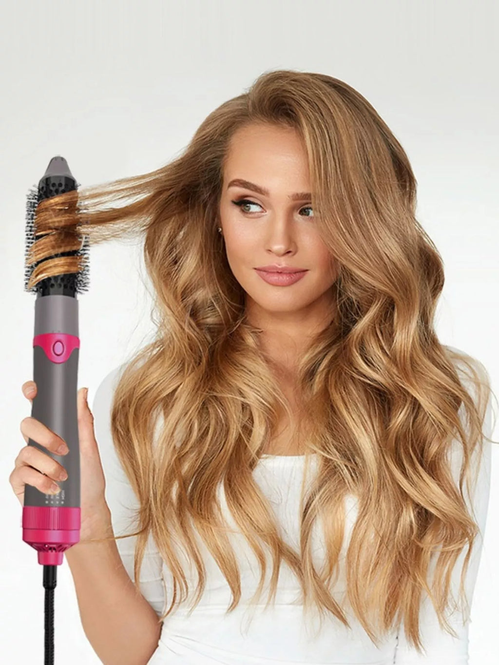 Fast Heating Hot Air Brush Styler 2-in-1 Hair Tool
