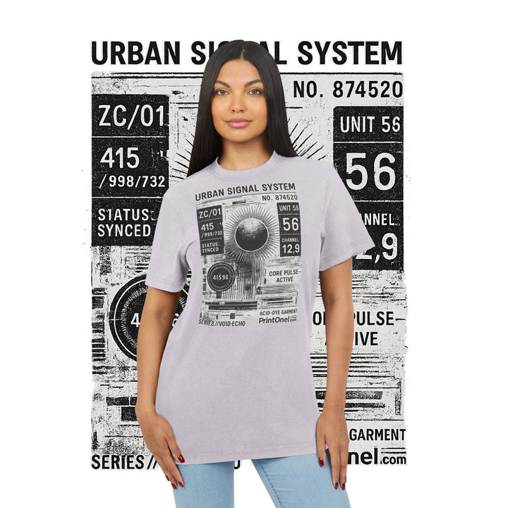 Acid Washed Tee – Retro Graphic Women’s Streetwear