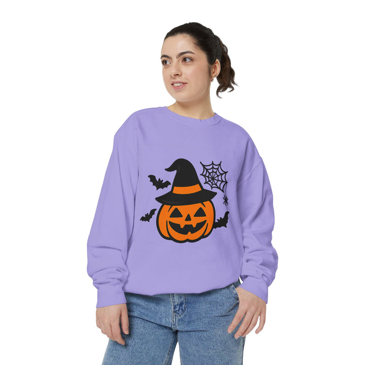 Cozy Halloween Pumpkin Sweatshirt – Unisex Fall Style