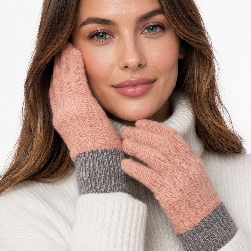 Women's Winter Gloves - Wool Lined Touchscreen Style XL