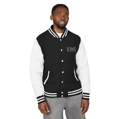 KING Letterman Jacket - Unisex Varsity Heavyweight Style