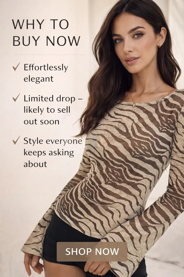 animal print womens t shirt brown shade premium finish