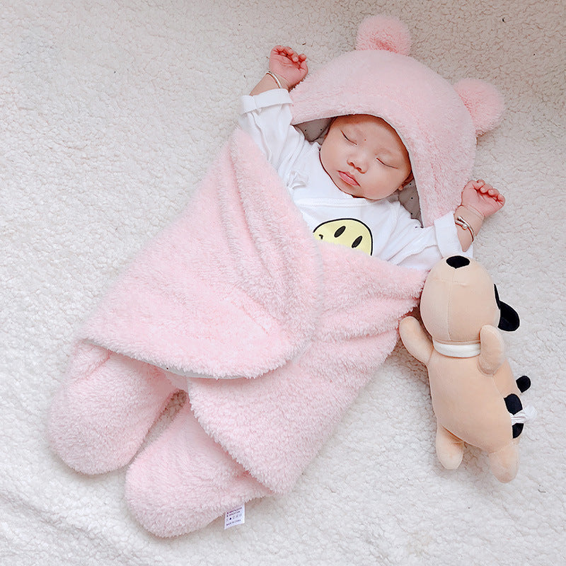 Baby Sleeping Bag Newborn Winter Warm Cotton Swaddle