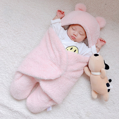 Baby Sleeping Bag Newborn Winter Warm Cotton Swaddle