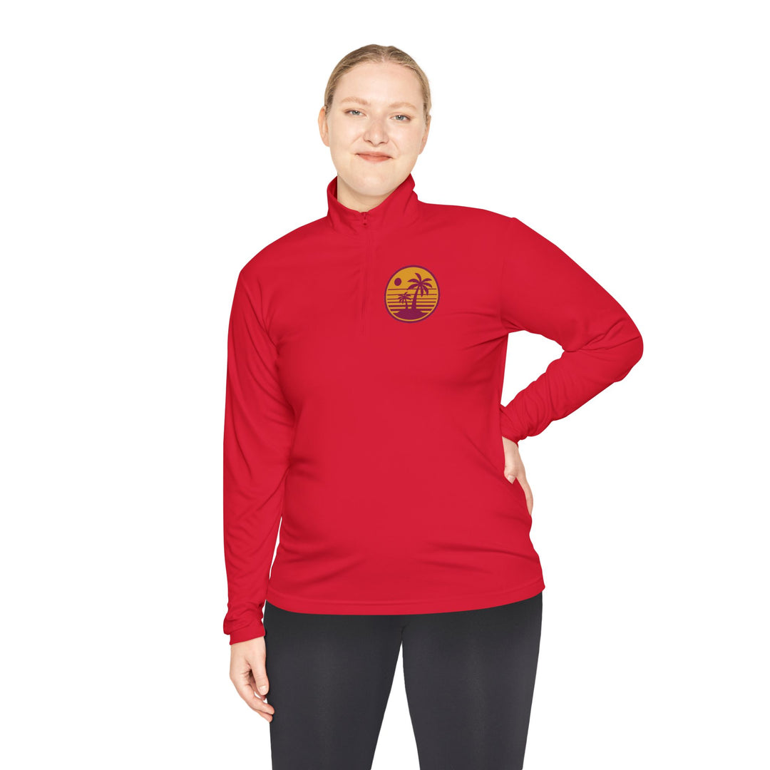 Unisex Quarter-Zip Pullover – Beach-Ready Comfort