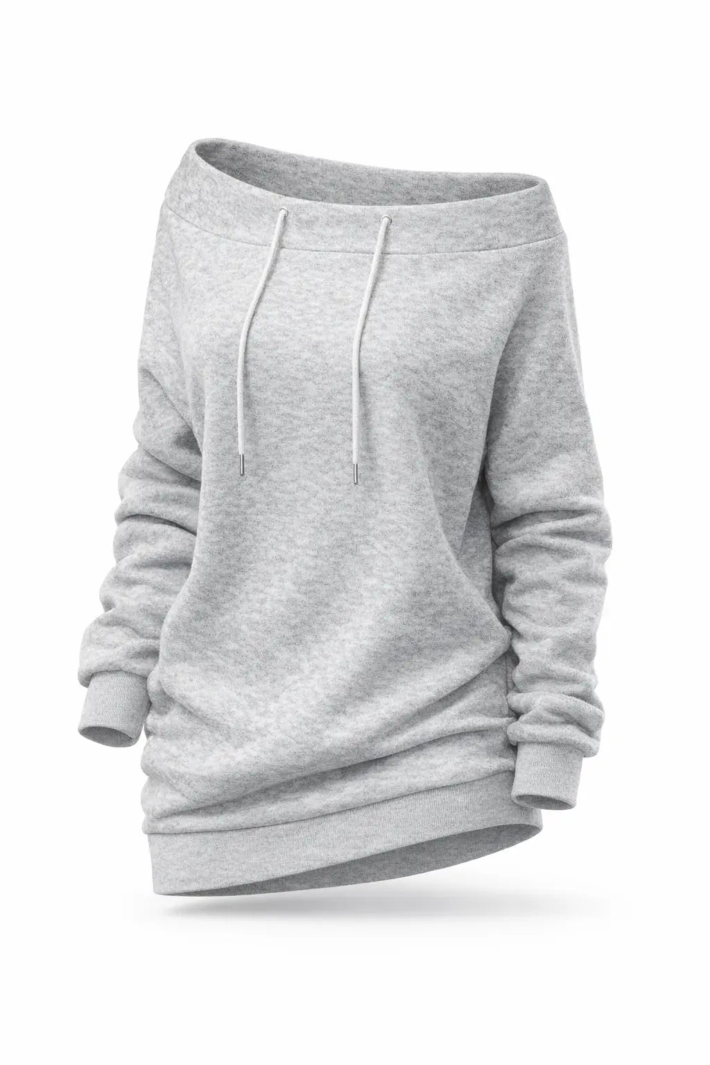 polyester spandex top soft fabric drape close detail lifestyle