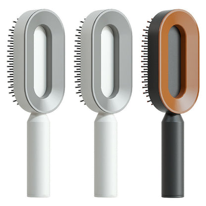 Self Cleaning Hair Brush – Detangle & Shine
