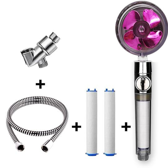 Propeller Driven Shower Head – Turbo Pressure, Save