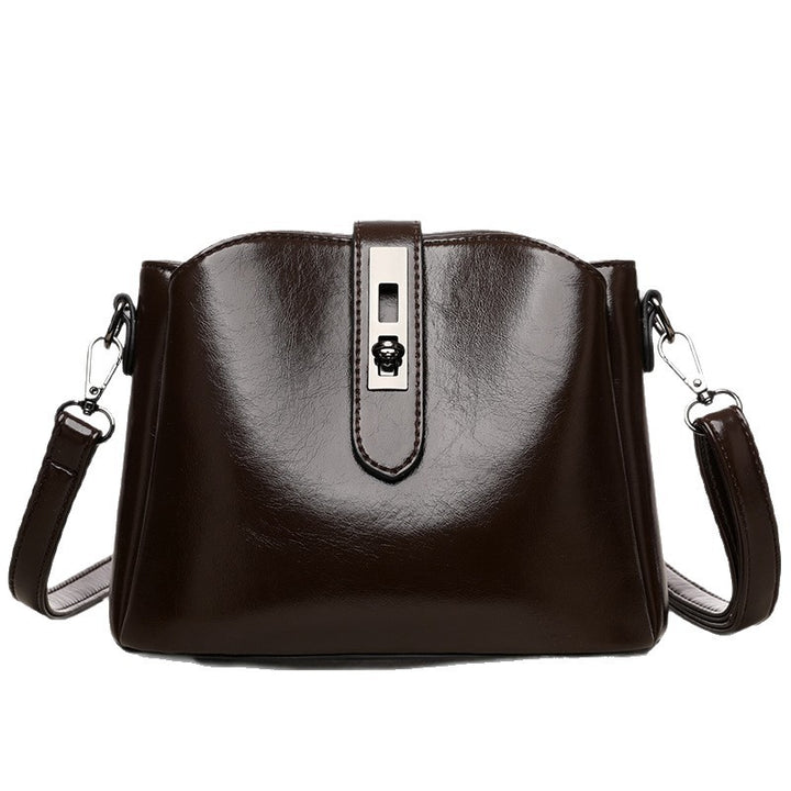 retro fashionable women's bag showcasing premium PU material and timeless design appeal