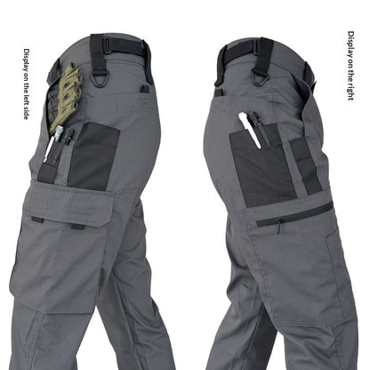 Men Tactical Cargo Pants – Waterproof Summer Utility