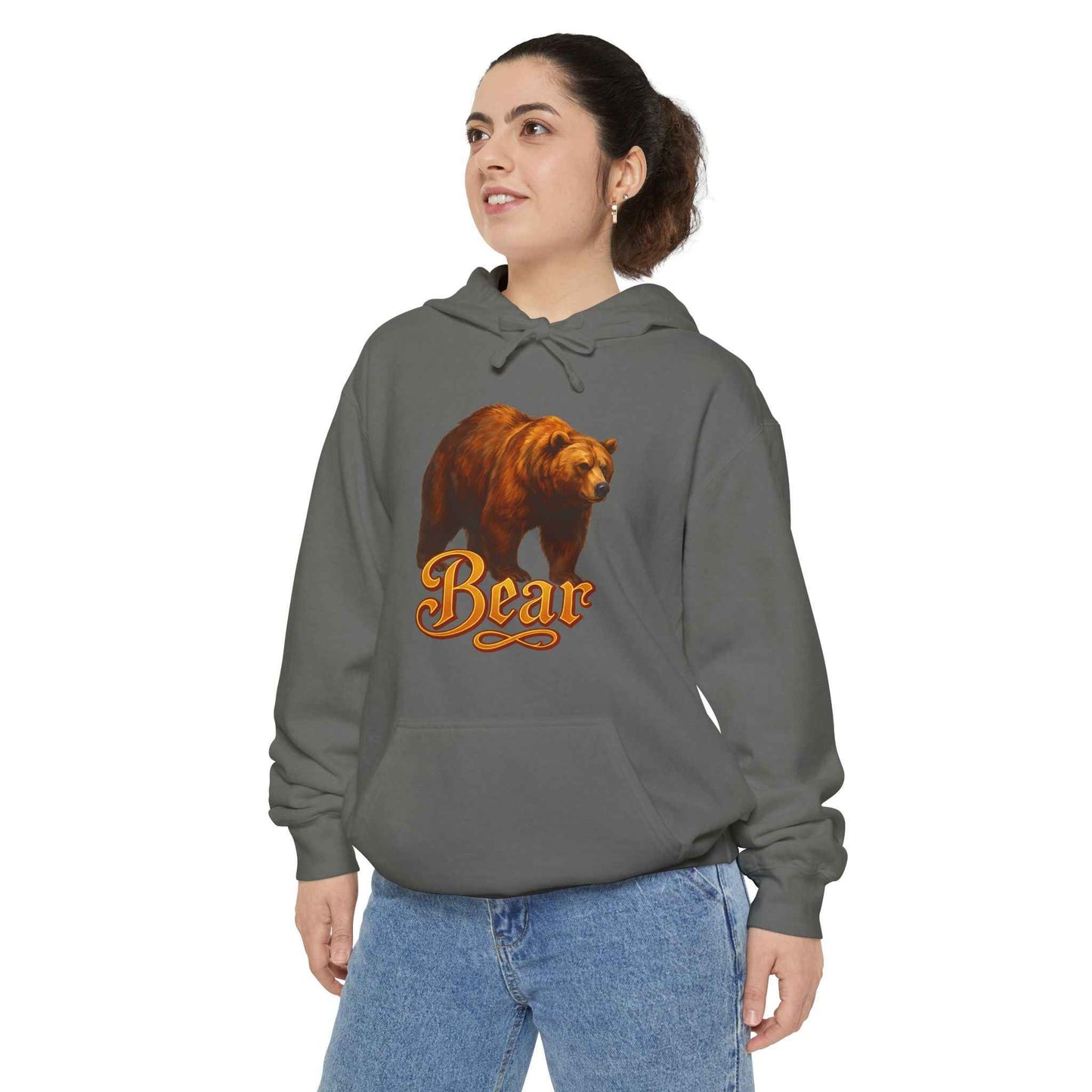 Bear Graphic Unisex Hoodie  - Cozy Outdoor Sweatshirt