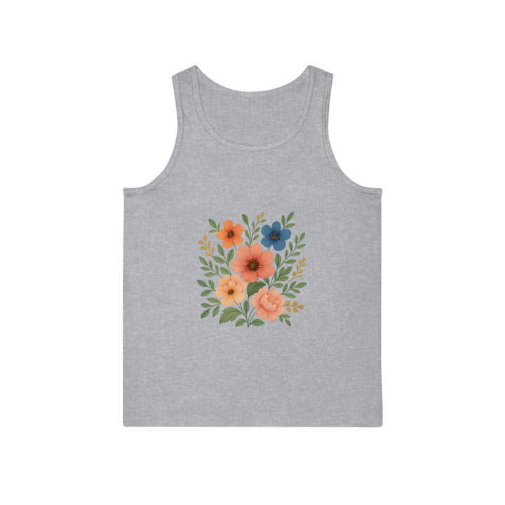 Floral Print Summer Tank Top – Unisex & Breezy