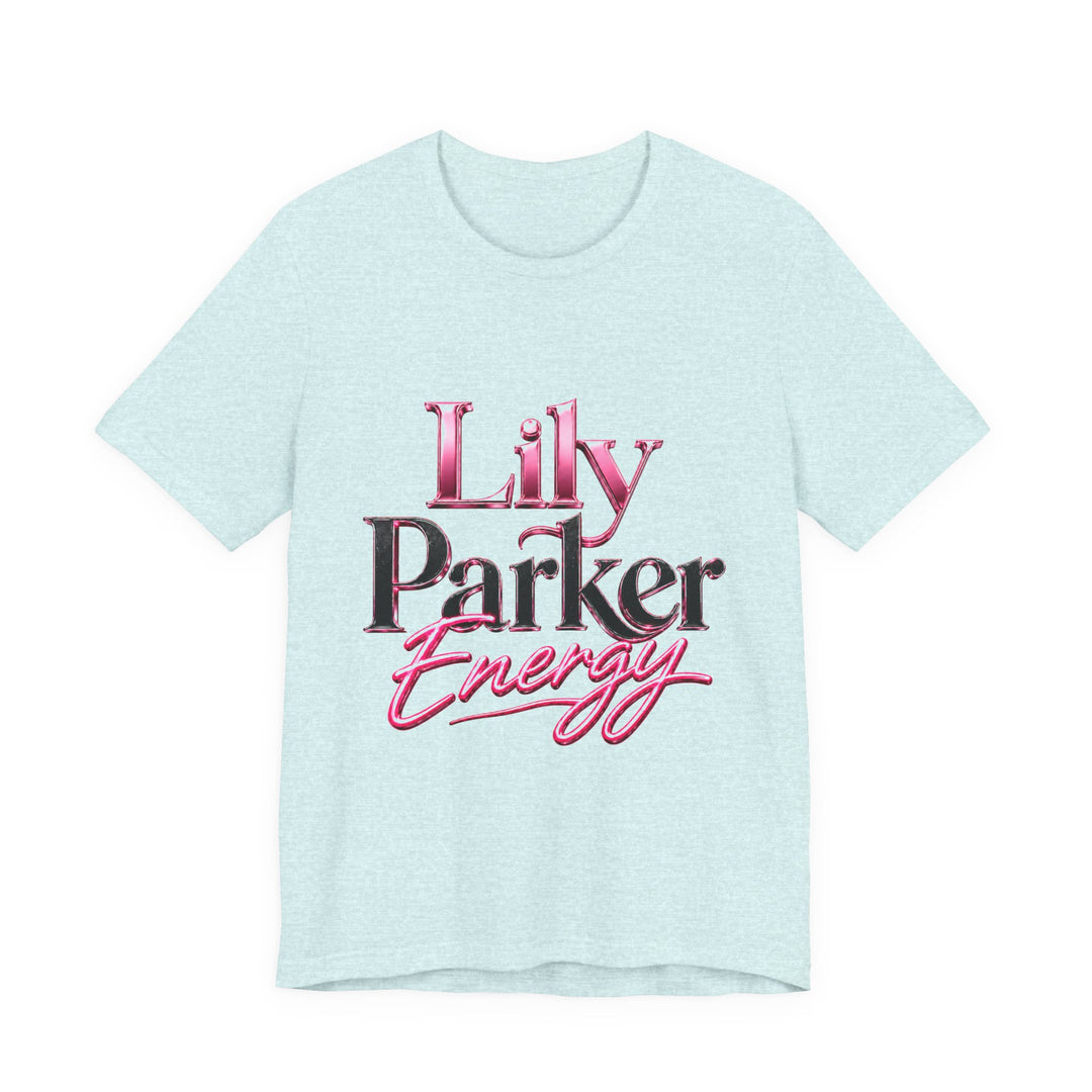 Light blue t-shirt with &