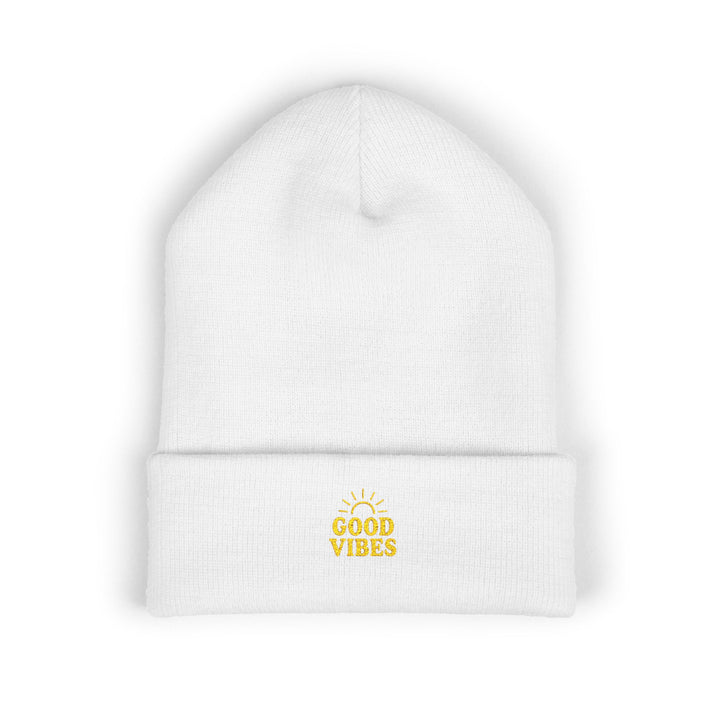 Cuffed Beanie - Embroidered Winter Hat for Casual Style