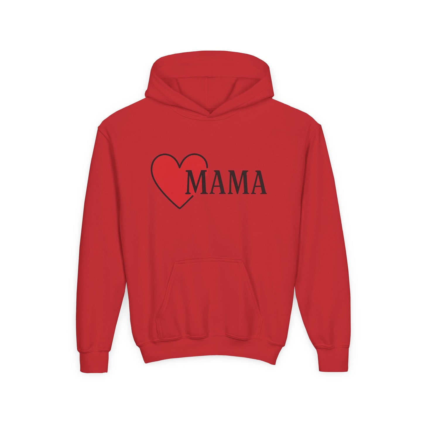 Heartfelt Mama Youth Hoodie – Cozy Gift for Kids