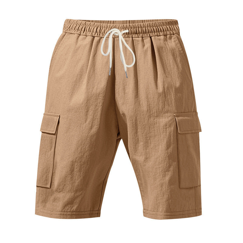 Men’s Linen Shorts – Breathable Beachwear with Pockets