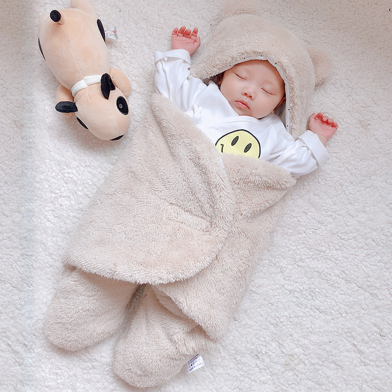 Baby Sleeping Bag Newborn Winter Warm Cotton Swaddle