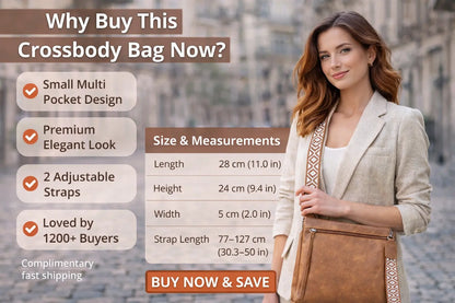 Multi pocket crossbody bag interior compartments organized daily essentials