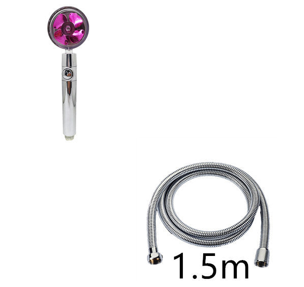 Propeller Driven Shower Head – Turbo Pressure, Save