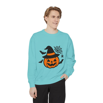 Cozy Halloween Pumpkin Sweatshirt – Unisex Fall Style