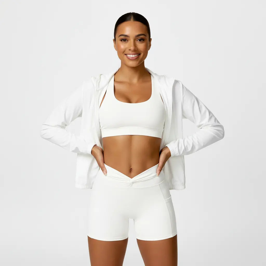 Bike Shorts for Women - Nude Feel Sweat-Wicking Comfort