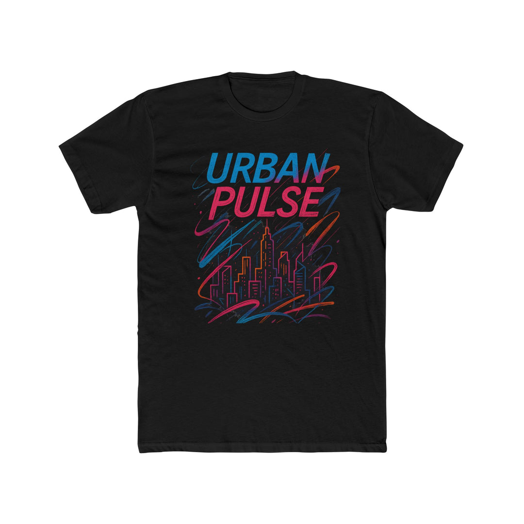 Black t-shirt with &