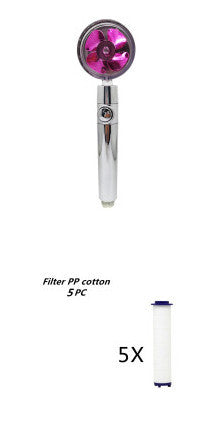 Propeller Driven Shower Head – Turbo Pressure, Save