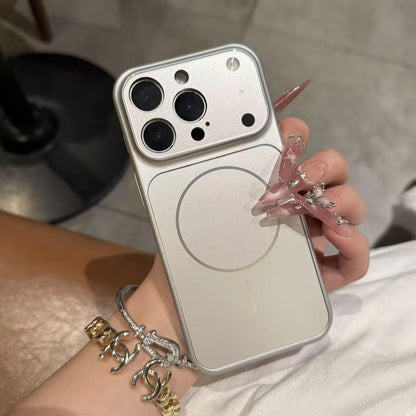 magnetic iphone case matte nano glass shock resistant edges
