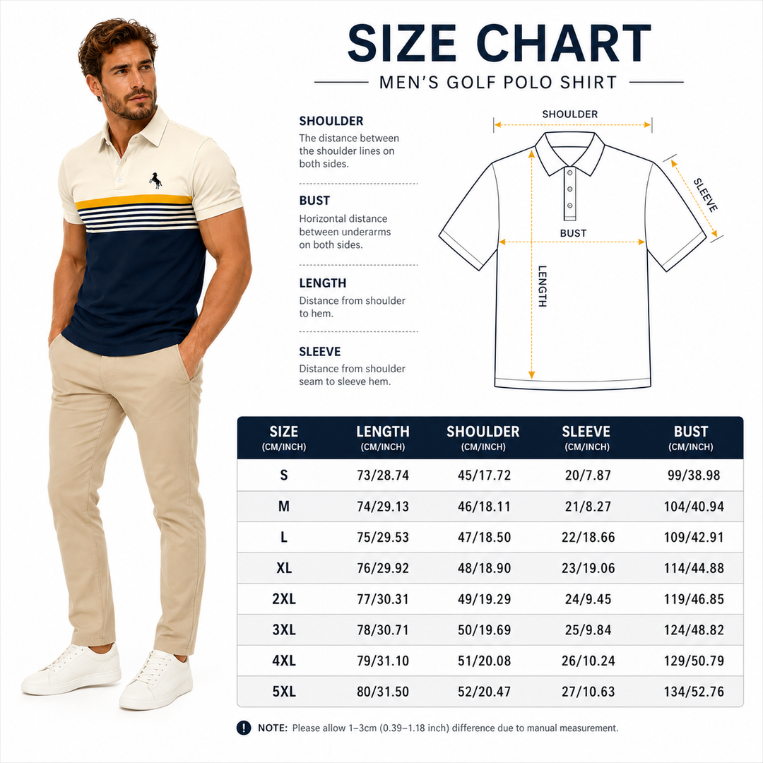 Size chart for men&