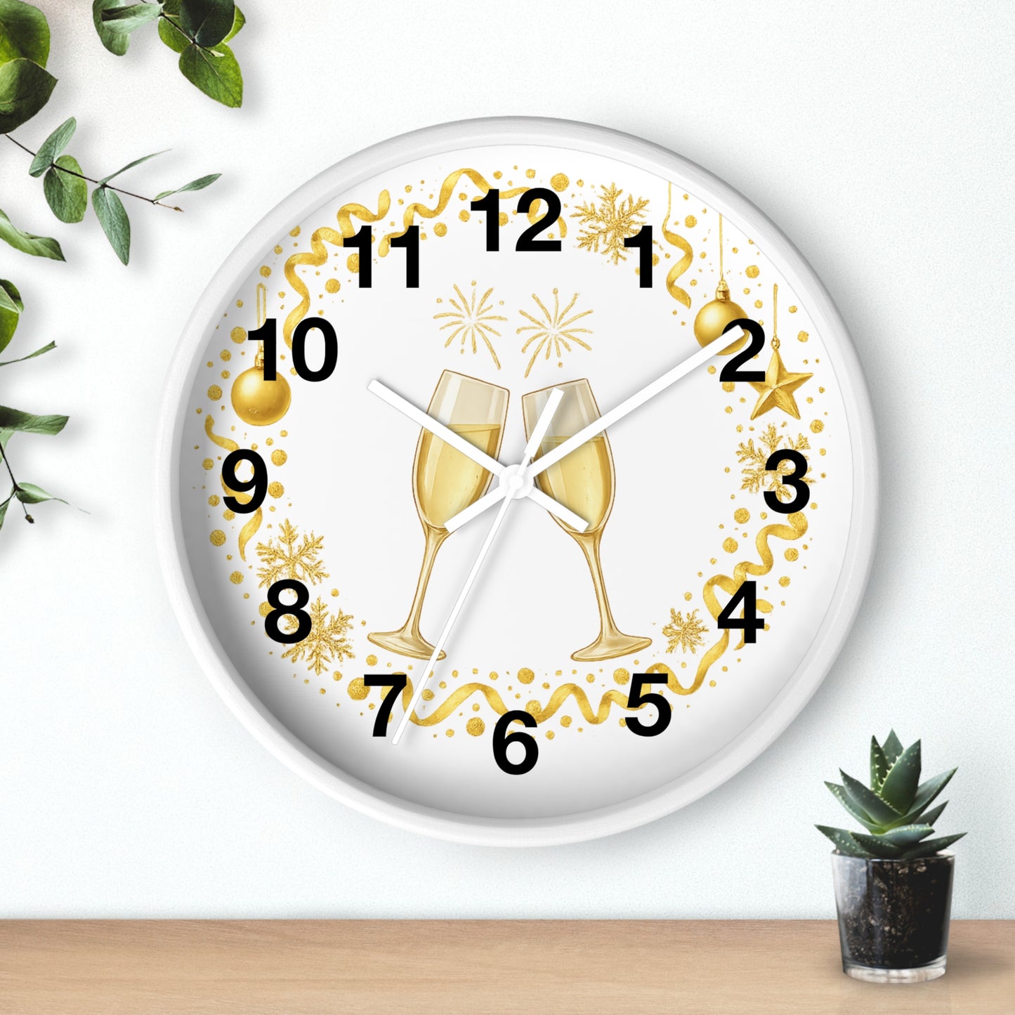 Festive Wall Clock – Celebrate in Style, Shop Now