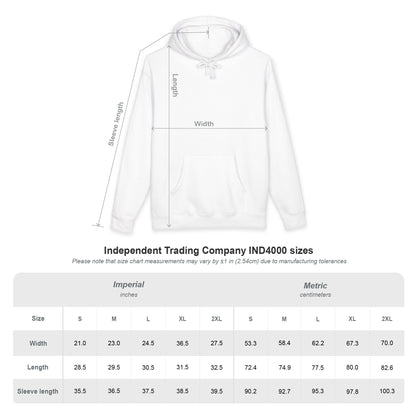 Unisex hoodie sweatshirt worn indoors relaxed refined presence