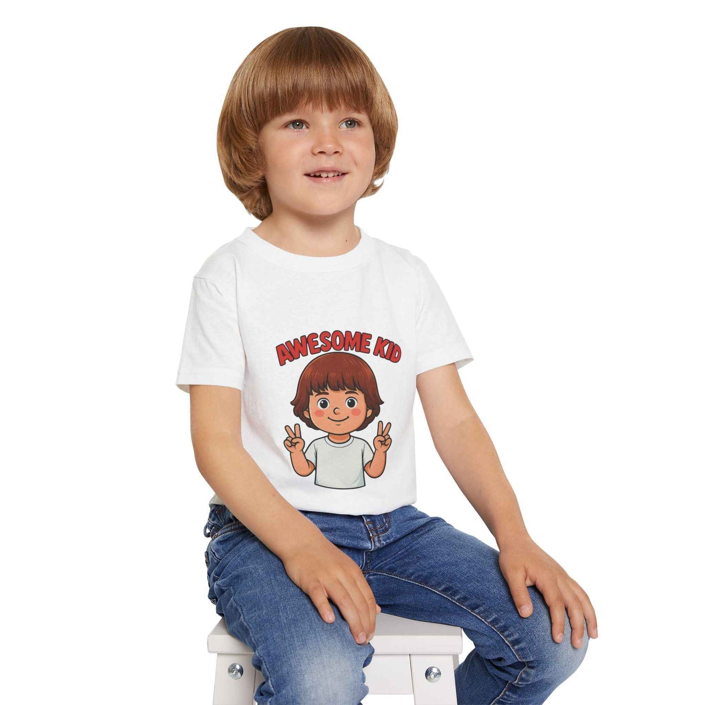 Awesome Kid Toddler T-shirt - Fun, Comfy  Play-Ready Tee