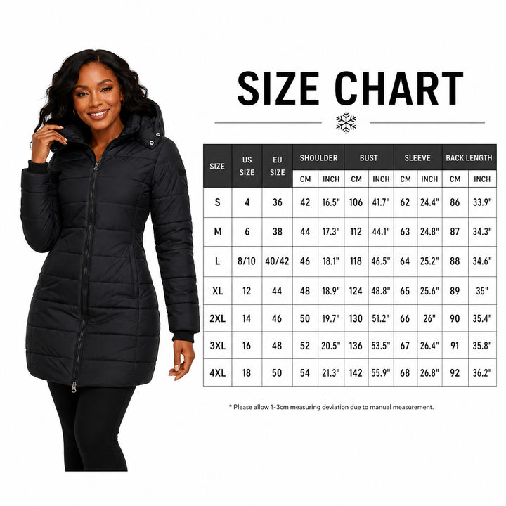 Waterproof Padded Jacket - Loose Fit Everyday Outerwear