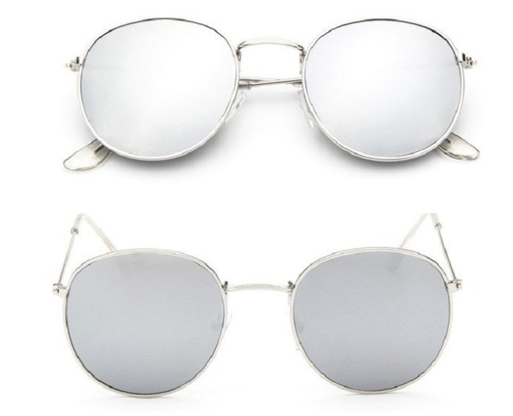 Vintage Round Sunglasses Women Retro Metal Frame Style