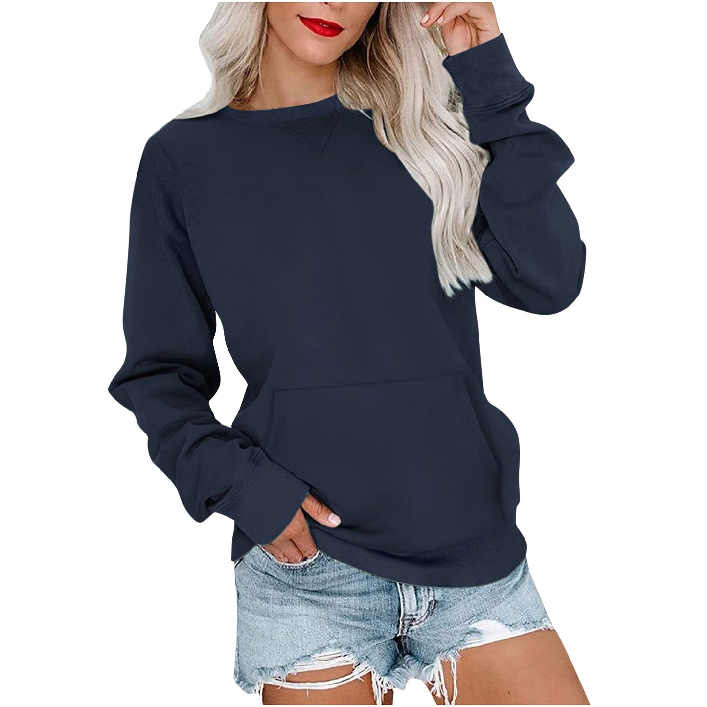 Women's Loose Long Sleeve Sweater – Cozy & Loose Fit