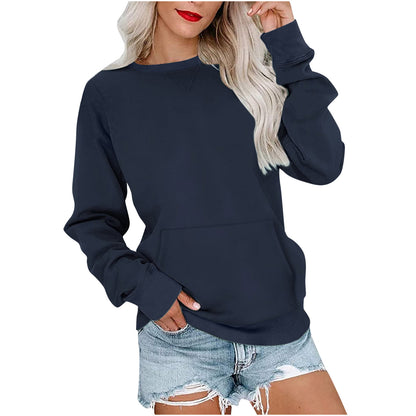 Women's Loose Long Sleeve Sweater – Cozy & Loose Fit