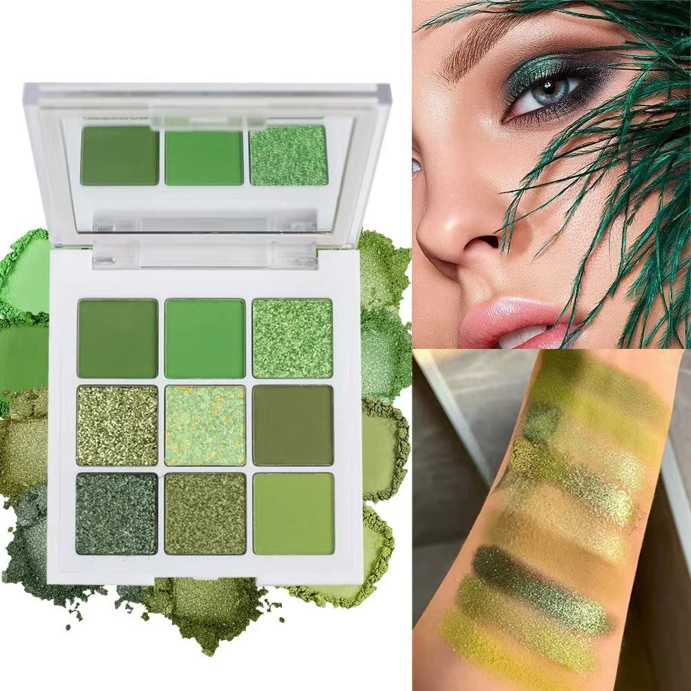 Green Eyeshadow Palette - Rich Pigment All Day Wear