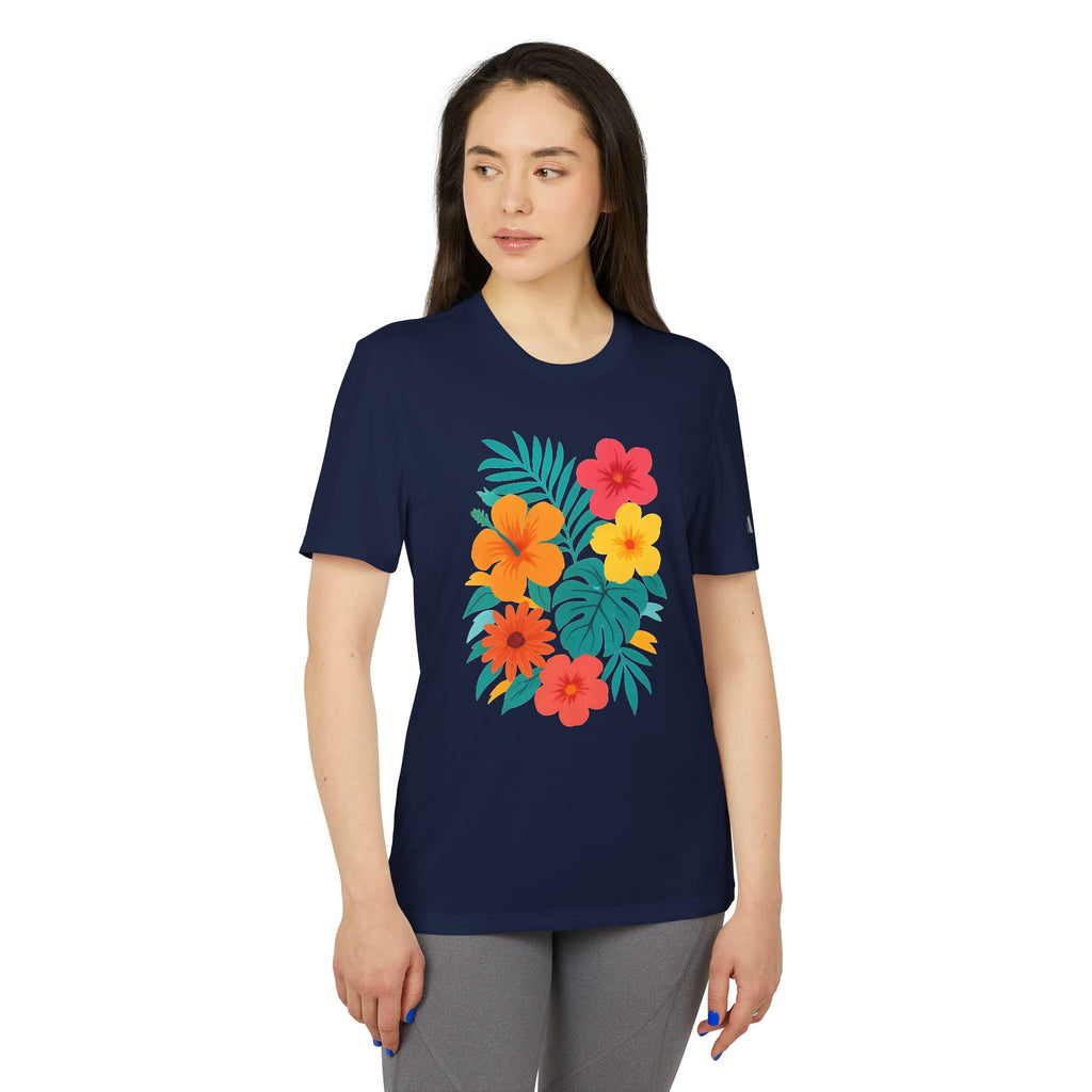 Bloom Active: Tropical Floral Sport Tee