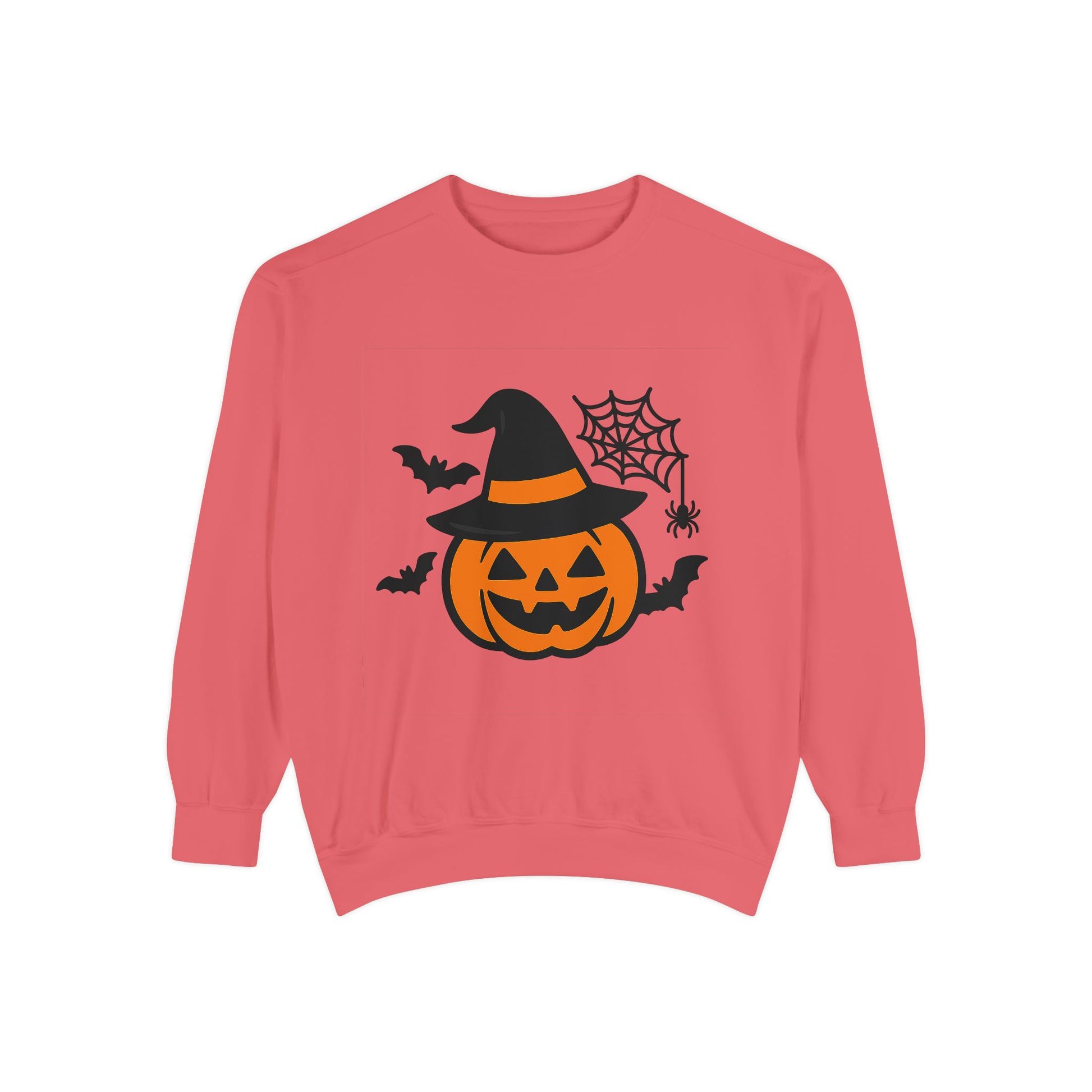 Cozy Halloween Pumpkin Sweatshirt – Unisex Fall Style