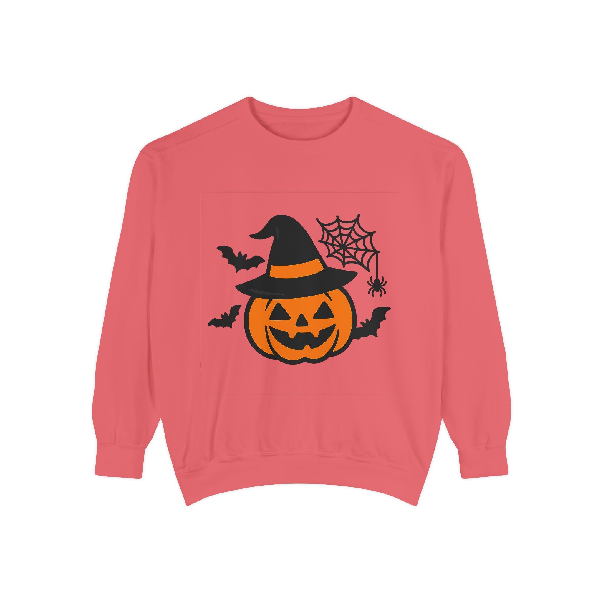 Cozy Halloween Pumpkin Sweatshirt – Unisex Fall Style