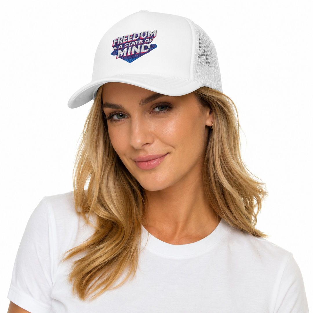 Close-up of adjustable snapback cap with breathable back panel