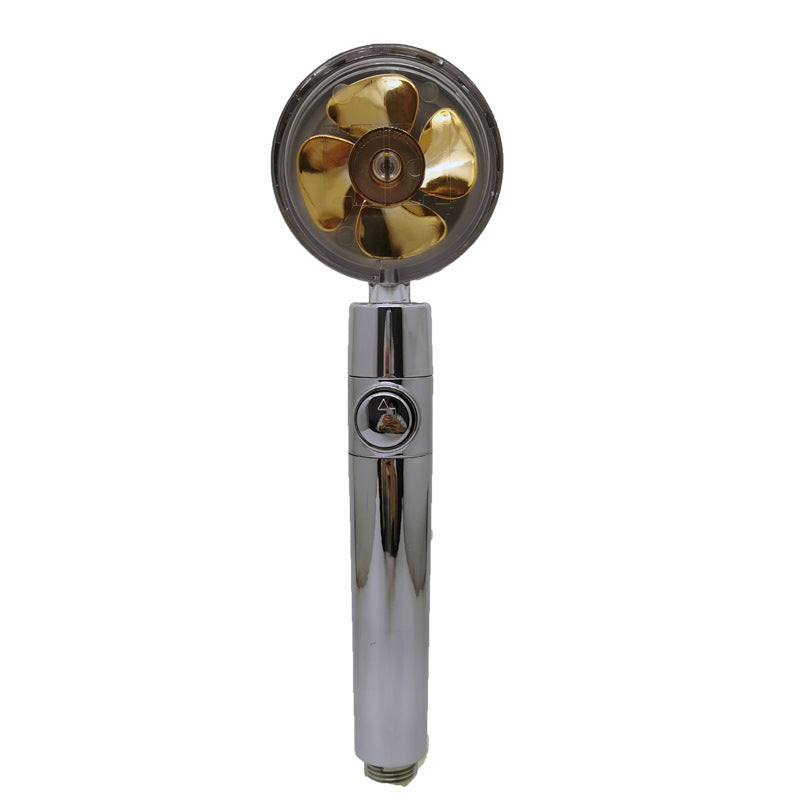 Propeller Driven Shower Head – Turbo Pressure, Save