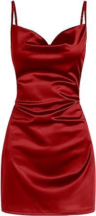 Satin Backless Dress – Slip Into Summer Shine